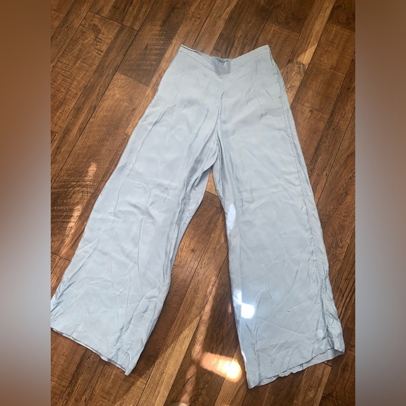 Nwot athleta cloud pant light blue spring $$77 athletic wide leg boho casual - Picture 3 of 7